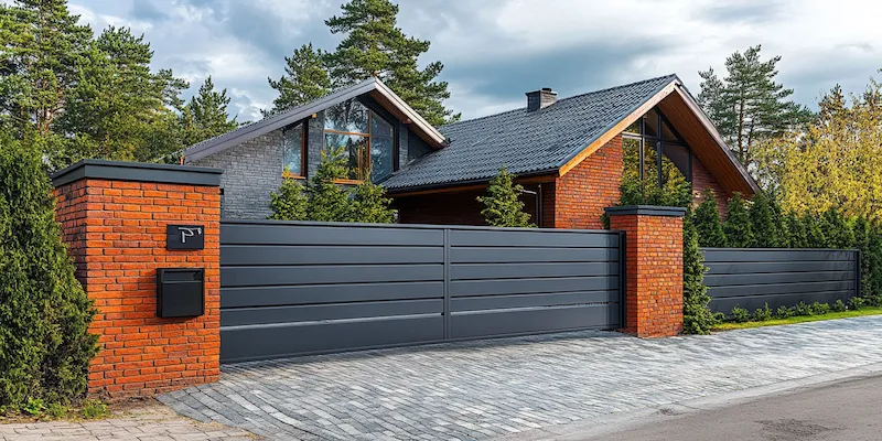 Alu Zäune aus Polen