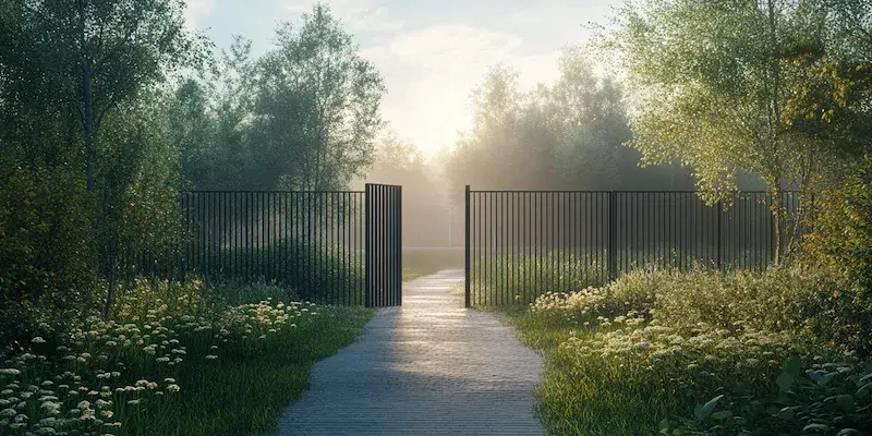 Aluminium Zaun Polen