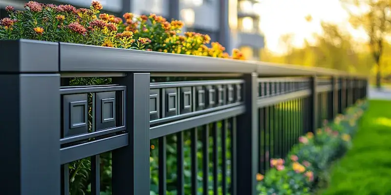 Metallzäune aus Polen mit montage