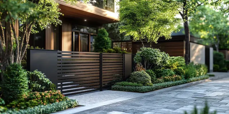 Metalzaune aus Polen