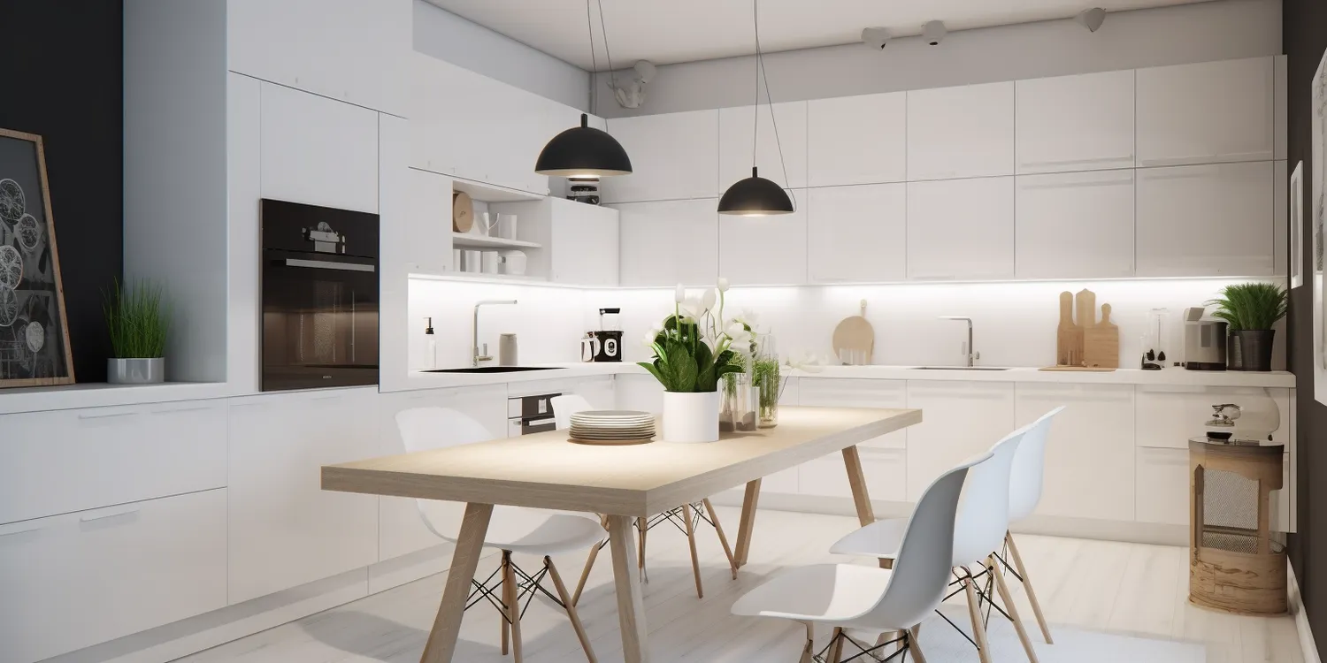 Co na ścianę między meble kuchenne?