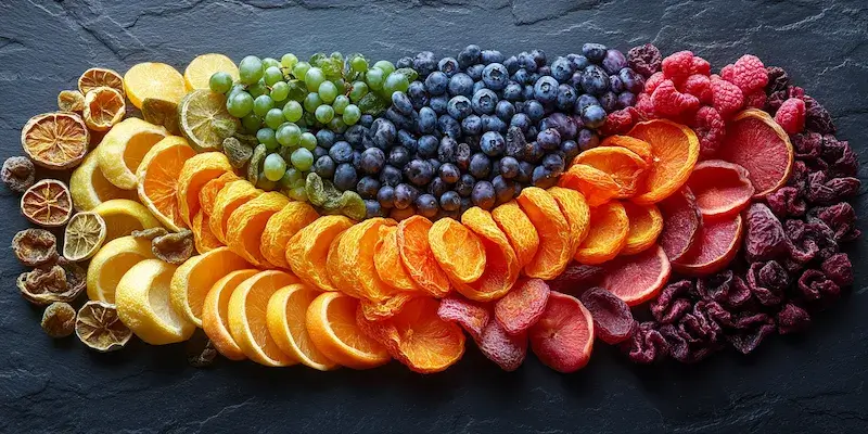 Ile kcal mają suszone owoce?