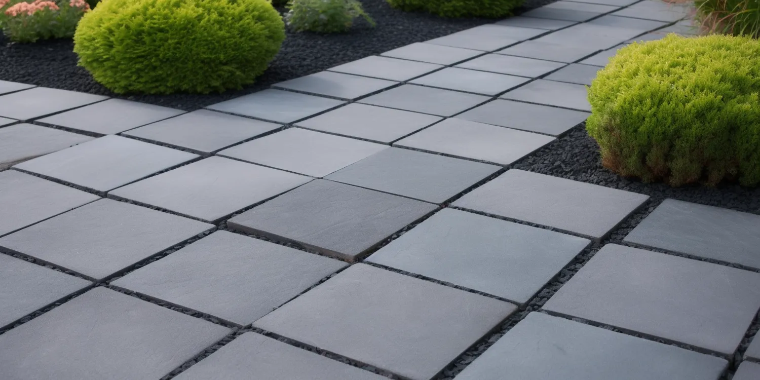 Podjazd do domu z kostki brukowej